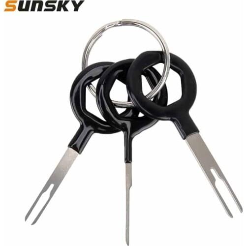 Auto Car Plug Circuit Board Wire Harness Terminal Extraction Pick Connector Crimp Pin Back Needle Rubberized Remove Tools