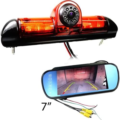 CCD Car Brake Light Reverse Camera For Citroen JUMPER III FIAT DUCATO X250 Peugeot BOXER III IR Light Rear Camera & monitor kit