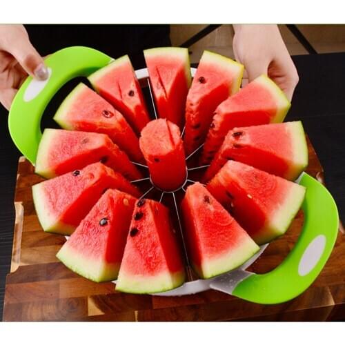 Household Watermelon Quick Slice Artifact Stainless Steel Tool With Non-slip Handle Fruit Vegetable Tools Kitchen Creative Tool