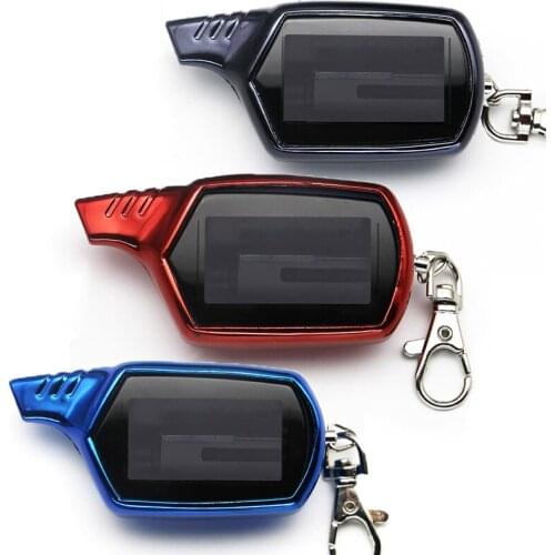 Key Shell Keychain Case+TPU Protective cover For Starline A91 lcd Remote Two Way Car Alarm System Two Way Car Remote Controller