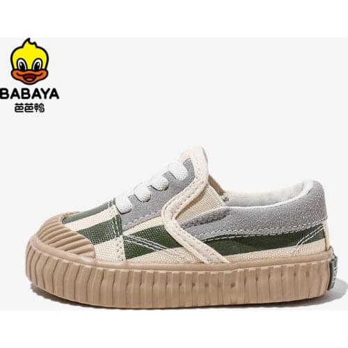 Babaya Baby Walking Shoes 1-3 Years Old Breathable Baby Shoes Boys Canvas Shoes 2021 Autumn New Toddler Girls Casual Shoes