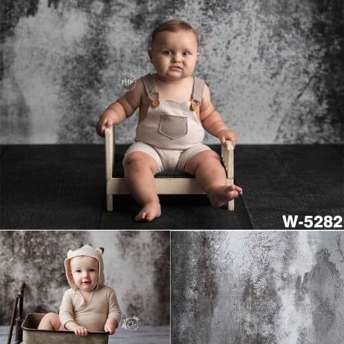 Photography Backdrop Grunge Abstract Solid Gray Brick Photo Background for Studio Baby Shower Birthday Newborns Portraits Props