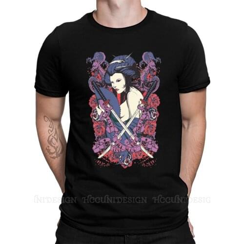 Mens Samurai Diva T Shirts Japanese Geisha Samurai Tradition 100% Cotton Clothing Funny Short Sleeve Crewneck Tee Shirt