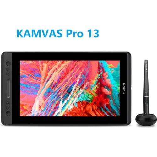 HUION KAMVAS Pro 13 GT-133 Pen Display Digital Graphic Tablet Monitor Battery-Free Pen Tablet Drawing Monitor with Tilt Function