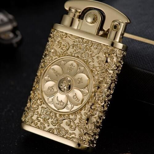 Nice Gift－Retro High Quality Kerosene Lighter Creative Personality Charm Lighter Cigarette Accessories Gadgets For Men