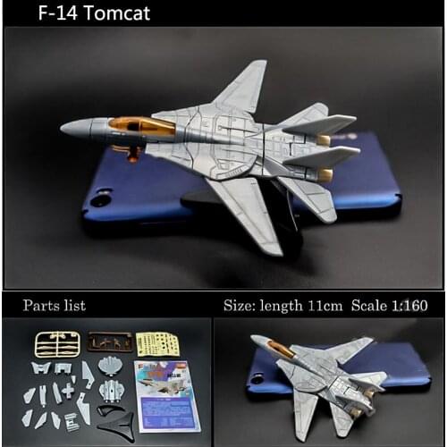 F-14A Fighter Tomcat 4D Assembly Fighter Model Collection Puzzle Figure Toy