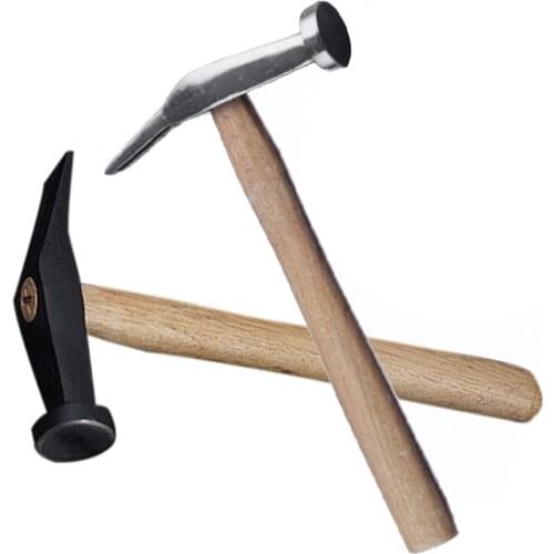 1Pcs Cobblers Shoe Hammer Leatherwork Shoemaking Hammer / Mallet Punching Shock-Absorbing Grip Geological Exploration Hammer New
