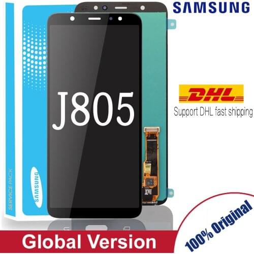 Original Super AMOLED for samsung Galaxy J805 J805F J8 plus J8+ LCD Replacement Touch Screen Digitizer LCD Display Assembly