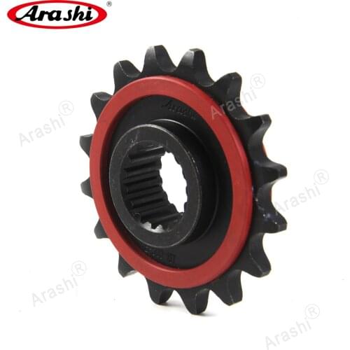 Arashi 16T 525 Rubber Cushioned Chain Front Sprocket For BMW F800GS Trophy / F800 GS Triple Black 2012 Wheel Gear Sprockets