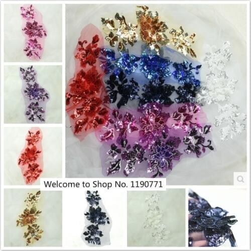 Stereo Embroidery Lace Flower Wedding Handmade Material Dress Up Stage Performance Lace Accessories