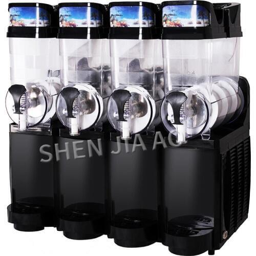 TKX-04 four-cylinder snow melting machine /60L large capacity automatic commercial slush machine/snow machine ice porridge 220V