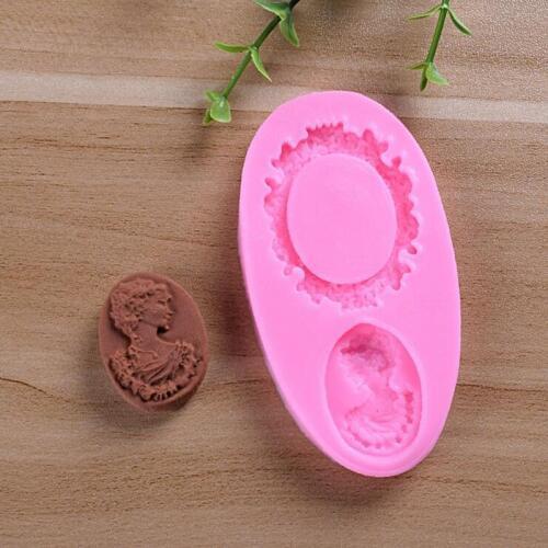 Mirror Fondant Cake Decorating Tools Frame Chocolate Mold Silicone Baking Molds Fimo Clay Candy Moulds Kitchen Accessories