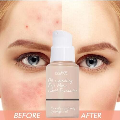 20ml Liquid foundation Foundation Makeup 9 Colors Liquid Matte Moisturizer Face Base High Coverage Brighten Reduce Redness