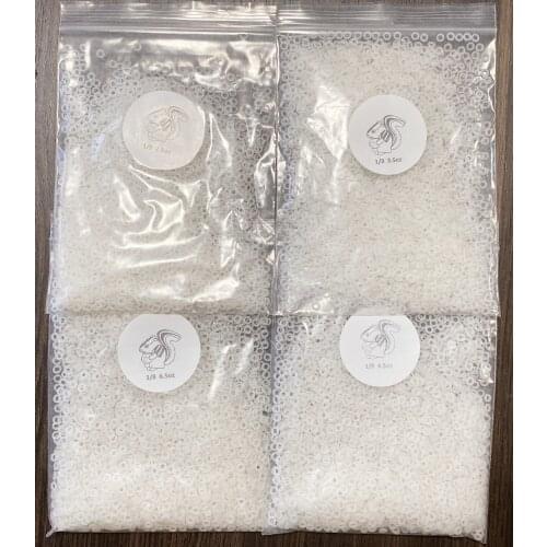 1/8 Dental Orthodontic Elastic Bands Braces Elastics Ties Clear Color 5000/Bag 2.5 3.5 4.5 6.5OZ