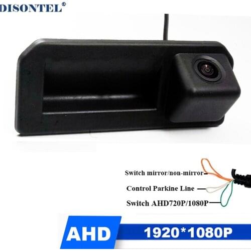 For Sonyccd Waterproof Car Trunk Handle Camera Rear View Camera for Audi Q2 A5/for VW Skoda KODIAQ 2017