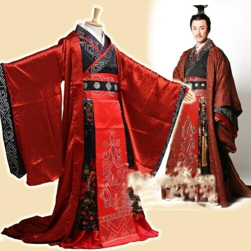 2014 TV Play Great Han Empress Weizifu Male Emperor Costume Linfeng Emperors Clothes Traditional Chinese Han Dynasty Hanfu