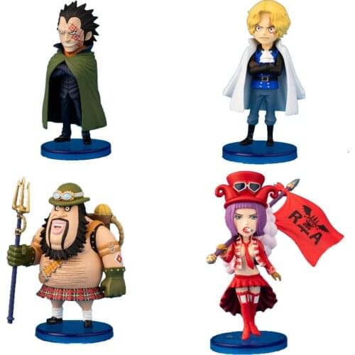 Bandai ONE PIECE Anime Figures Sabo Revolutionary Army PVC Kids Toys Action Figures Collections Model Dolls Gifts for Children