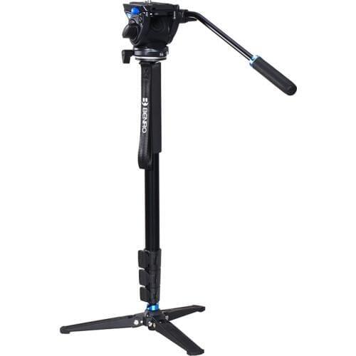 Benro A35FDS4 Series 4 Aluminum Monopod w/ 3-Leg Locking Base & S4 Video Head