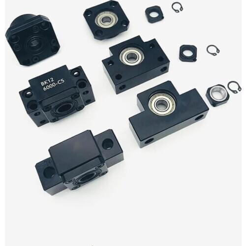 Free Shipping BK/BF 10mm 12mm 15mm 20mm Ball Screw Support Units