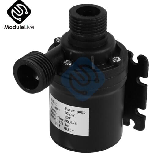 DC 12V 24V 800L/H Hot Water Circulation Pump Solar Water Pump Brushless Motor New