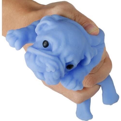 1pcs Fashion Creative Venting Decompression Toy Novelty Practical Jokes Squeezing Shar Pei Toys For Kids Friends Great Gifts