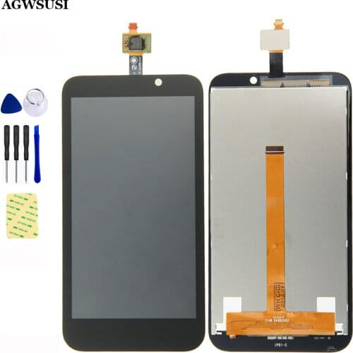 For HTC Desire 320 Full Touch Screen Digitizer Sensor Glass + LCD Display Monitor Screen Panel Module Assembly With Frame Bezel