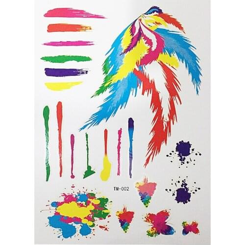 Phoenix Sexy waterproof tatoo butterfly Graffiti Painted Body Art Inks temporary tattoo