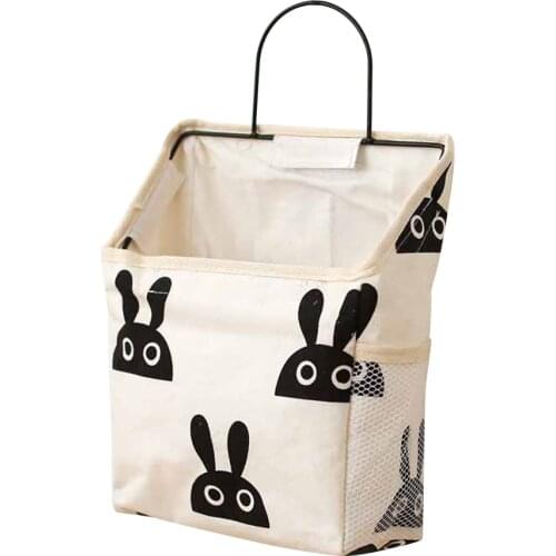 Toy Storage Basket Sundries Books Toys Organizer Storage Box Clothes Storage Bag Wall-Mounted Hanging Laundry Basket For Kids
