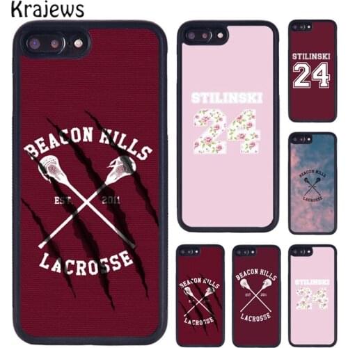 Krajews Teen Wolf Stilinski 24 Beacon Hill Lacrosse Phone Case For iPhone 7 8 Plus 11 12 Pro X XR XS Max Samsung S7 S8 S9 S10