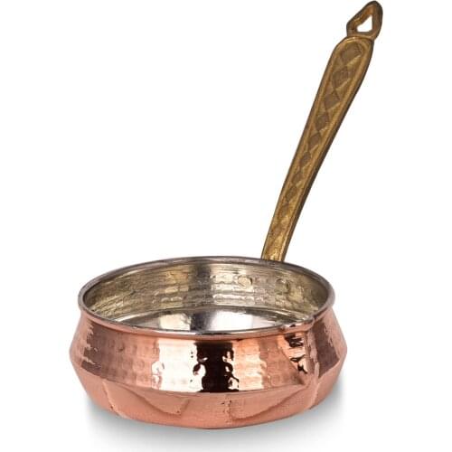 HANDMADE COPPER SALSA SAUCE RACK RICE HANDLE RED TUESDAY