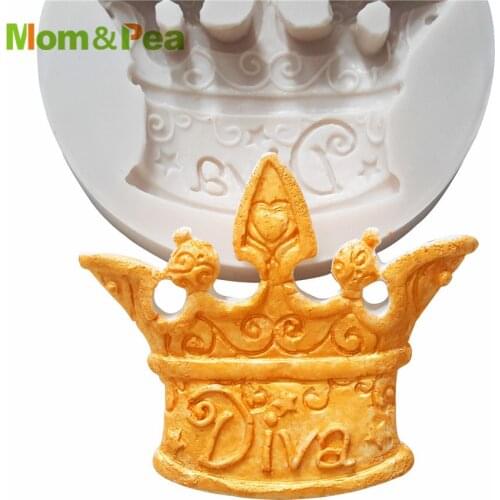Mom&Pea MPA0765 Crown Shaped Silicone Mold Cake Decoration Fondant Cake 3D Mold Food Grade