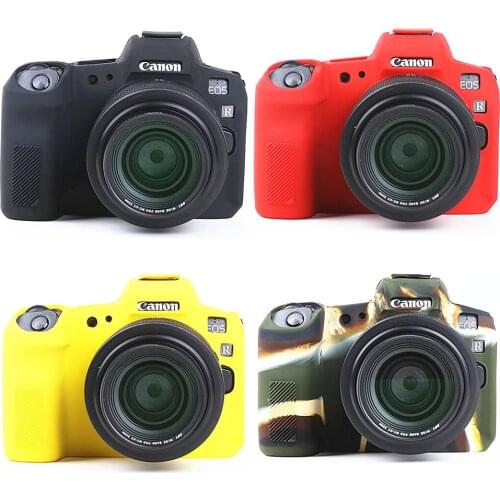 Soft Silicone Armor Skin Case Body Cover Protector for Canon EOS R R6 Camera