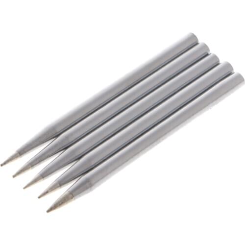 5 Pcs 40W Replacement Soldering Iron Tip Lead-Free Solder Tip