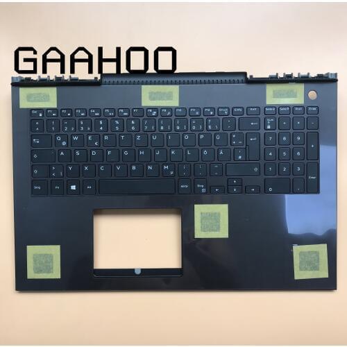 Brand New orig laptop case for DELL Inspiron15 7577 7587 G7 Germany GE Layout Keyboard palmrest Asemmbly w/o backlight