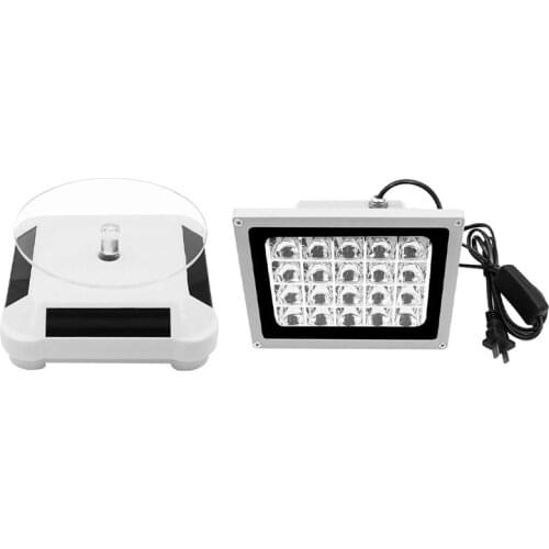 UV Resin Curing Lamp Stereo Photosensitive Resin 405 NM 20W DIY Curing Shell with 360 Degree Rotating Bracket US Plug