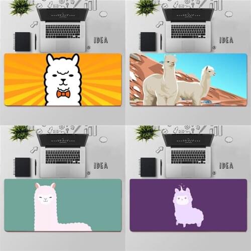 YNDFCNB Top Quality Cute cartoon alpaca Large Mouse pad PC Computer mat Free Shipping Large Mouse Pad Keyboards Mat