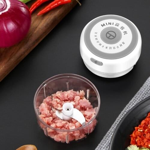 USB Charging Masher Press Mincer 250/300ml Electric Mini Garlic Chopper Vegetable Chili Meat Grinder Food Chopper Kitchen Tools