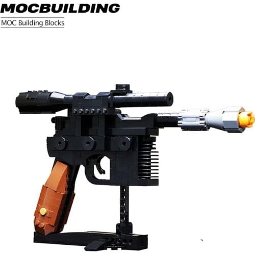 Star plan MOC Millennium blaster dl-44 Han Solo model birthday gift