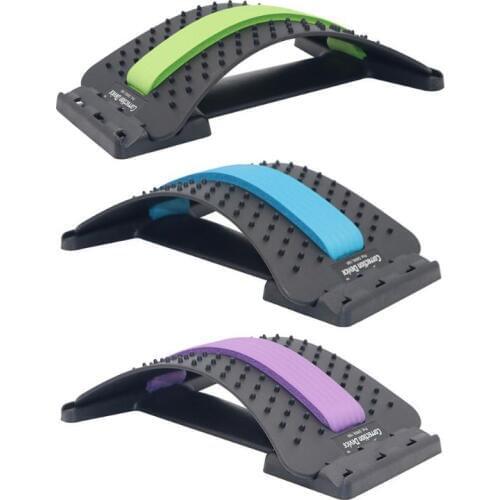 1pcs Back Stretching Device Correct Cervical Vertebra Spine Pain Relief Chiropractic Lumbar Support For Outdoor Office Family