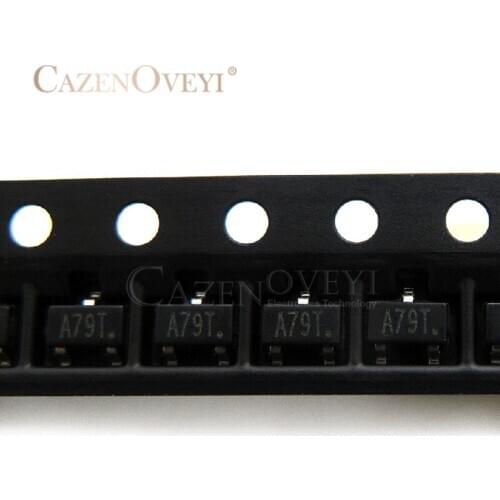 100pcs/lot AO3407A AO3407 A79T SOT-23 4.3A/30V P-Channel Enhancement Mode Field Effect Transistor In Stock