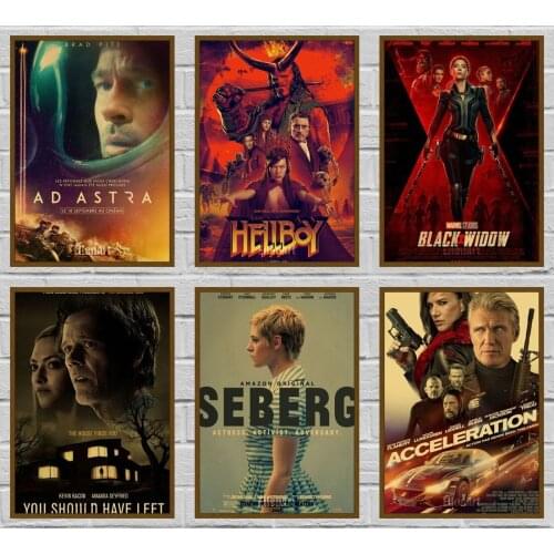 2020 Little Women Movie Retro Kraft Paper Poster Room Decoration Posters Bar Cafe Home Decor Painting Art Wall Sticker 42X30cm