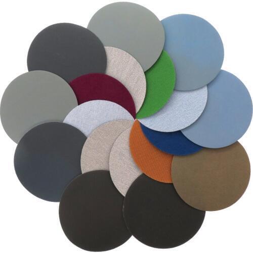 90PCS 3 Inch Flocking Waterproof Sandpaper Abrasive Paper 400 to 10000 Grits Self-adhesive Wet & Dry for Sanding Polishing