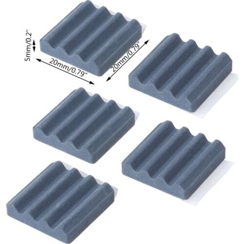 5PCS 20x20x5MM Ceramic Heat Sink Anti-static Heatsinks Cooler Radiator CPU Cooling Dissipador For Raspberry Pi 3 2B Orange Pi