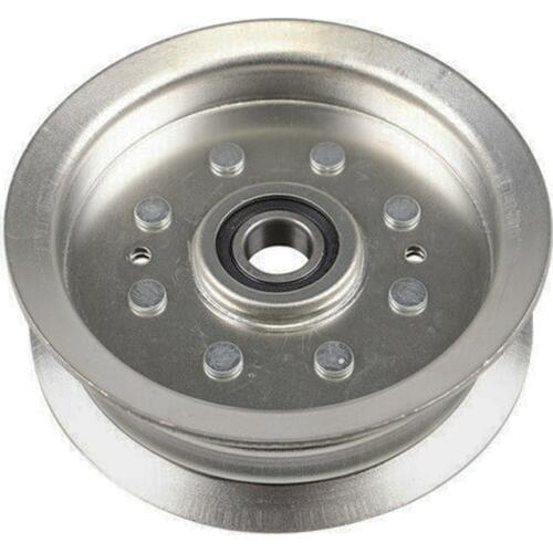 White Mower Zinc Pulley 13.33*13.33*3.09cm Scotts L17.542, L1742 Single Slot For John Deere Sabre Compatible with John Deere