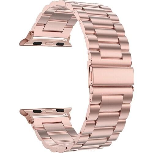 40mm 44mm series 5 4 Stainless Steel Link bracelet For Apple Watch Band 38mm 42mm for Iwatch Strap 3 2 1 Wrist band Watchband