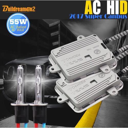 Buildreamen2 55W 880 881 9005 9006 H1 H3 H7 H8 H9 H11 Canbus HID Xenon Kit 8000K AC Ballast Bulb Decoder Car Fog Light Headlight