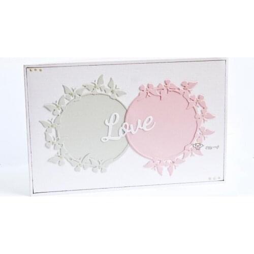 New Butterfly ring decoration Metal Cutting Dies Stencils DIY Scrapbooking Paper/photo Cards Embossing Dies