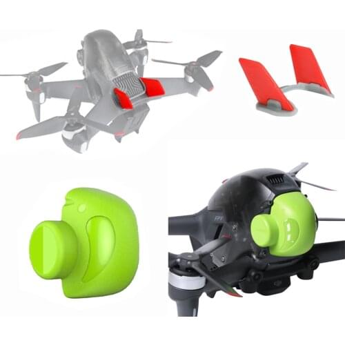 DJI FPV Cute Vertical Tail Aircraft Gimbal Protector Camera Lens Cover for DJI FPV Drone Accessories