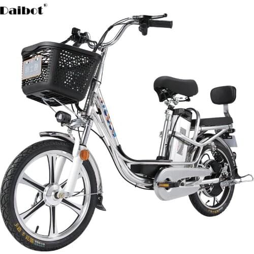 18 Inch Electric Bike Bicycle 2 Wheels Electric Bicycle 48V 350W Electric Scooters Adults With Two Seat /Double Suspension