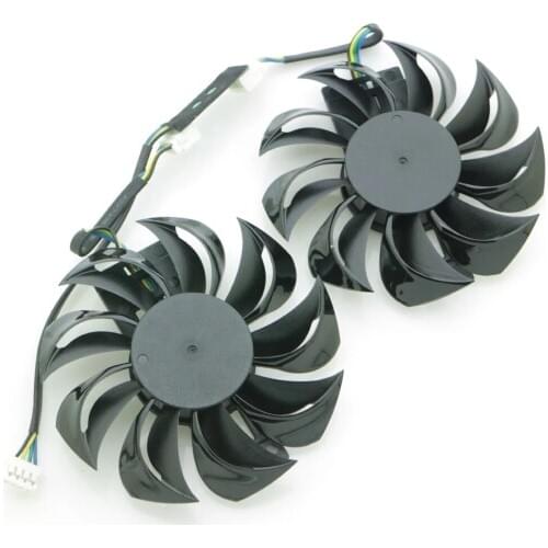 GA81B2U PFTA 12V 0.38A 4Pin 75mm VGA Fan For Dataland RX550 RX560 RX460 Graphics Card Cooler Cooling Fan